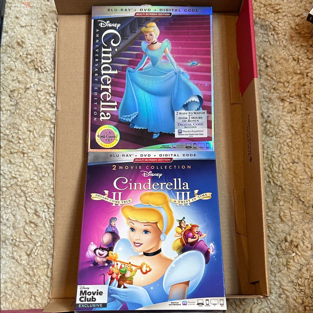 Disney Cinderella Blu-Ray set